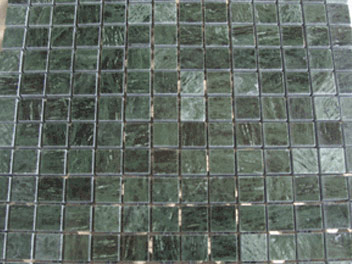 Vert tuiles Alpi mosaïque de marbre