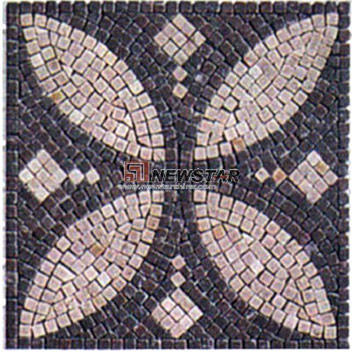 Motif mosaïque de marbre